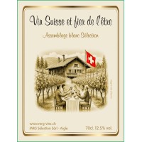 Assemblage blanc Sélection (carton de 6 bouteilles) - étiquette sépia